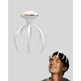 Elektrikli Kafa Masaj Cihazı 3 Modlu Usb-C Şarjlı Rahatlatıcı Masaj Aleti