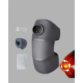 Isıtmalı Titreşimli Diz Masaj Cihazı 3D Rezonans Teknolojili