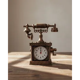 Minimal Tasarımlı Masa Saati Alarm Özellikli Şık Model