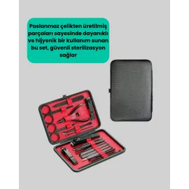 Siyah Kaymaz Teknolojili El ve Ayak Bakım Seti