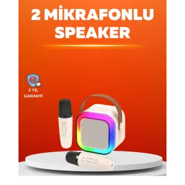 Ses Efektli Mikrofonlu Kablosuz Karaoke Sistemi