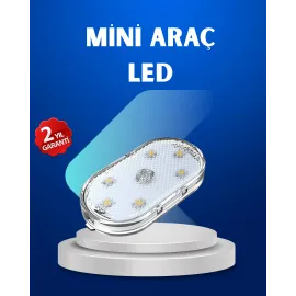7 Renk Modlu Dokunmatik Sensörlü Mini Led Araç İçi Lamba