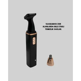 Usb Şarjlı, Yıkanabilir Başlıklı Kişisel Bakım Cihazı-Tıraş Makinesi