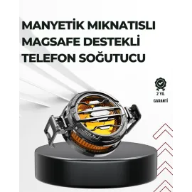 Telefon Soğutucu | Led Işık Efektli | Power Aparatlı | Sessiz Ve Taşınabilir Model
