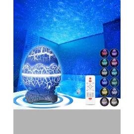 Dinozor Yumurta Gece Lambası Projektör – 14 Renk Seçeneği