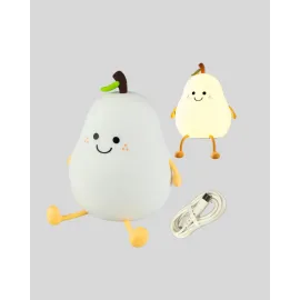 Şarjlı Armut Masa Lambası Renk Değiştiren Led Gece Işığı