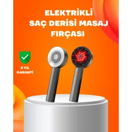Kırmızı Işık Terapi Saç Derisi Masaj Tarağı 3 Modlu Yağ Hazneli
