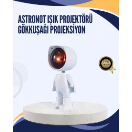 Gün Batımı Efekti Sunan Astronot Led Masa Lambası