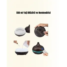 Zamanlayıcılı Ve Otomatik Kapanmalı Aromaterapi Nemlendirici Difüzör