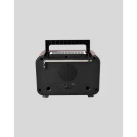 Solar Şarjlı Şömine Alev Efektli Bluetooth Hoparlör 7W Taşınabilir Ses Sistemi