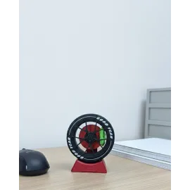 Jant Tasarımlı Masa Üstü Ofis Dekoru Spor Tasarım Aksesuar