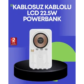 Çoklu Kablo Çıkışlı Taşınabilir Powerbank Kompakt Tasarım