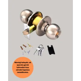 Kolay Montajlı Modern Tasarım Topuzlu Kilit