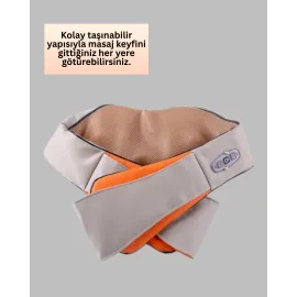 Kas Ağrılarına İyi Gelen Ovmalı Isıtmalı Boyun Omuz Bel Masaj Aleti