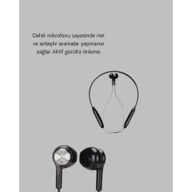 Anc Özellikli Kablosuz Bluetooth Kulaklık – Gürültü Engelleme, Eller Serbest Arama