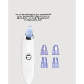 Gözenek Açıcı Buhar Etkili Vakumlu Siyah Nokta Temizleyici – Farklı Cilt Tiplerine Uygun