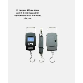 Dijital El Terazisi – Hassas Bavul Tartısı, Gülen Yüz Tasarımlı