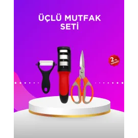 Çok Amaçlı Mutfak Makas Seti – Paslanmaz Çelik ve Ergonomik Tasarım