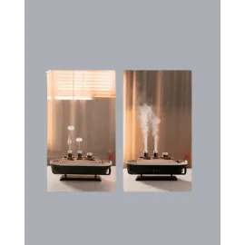 Dekoratif Gemi Modeli 7 Renk Işıklı Hava Nemlendirici Ve Oda Kokusu Difüzörü