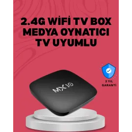 4K UHD Android Medya Oynatıcı 8 GB Hafıza 2 GB RAM Wi-Fi Destekli