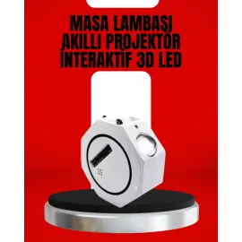 Taşınabilir 360° Ayarlanabilir Gökyüzü Projeksiyon Lambası