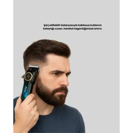 4 Limit Tarağı Ve Ayarlanabilir Kesim Uzunluğu Saç Makinesi