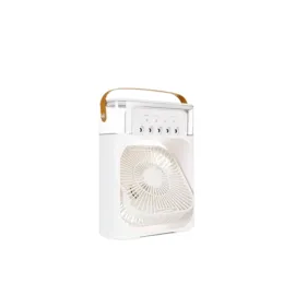 Mini Klima Fan | Usb'li, 7 Renk Gece Işığı, 3'ü 1 Arada Fonksiyon