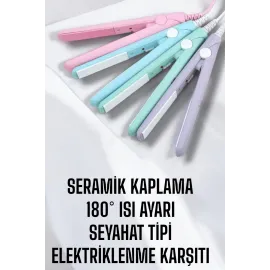 Kompakt Ve Hafif: Elektriklenme Karşıtı Mini Saç Düzleştirici