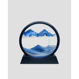 Zarif Cam Kum Saati – Ofis, Ev Ve Raf Dekoru Için Estetik Tasarım