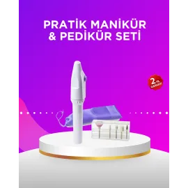 Elektrikli Manikür Ve Pedikür Matkap Seti – Ayarlanabilir Hız, Ergonomik Ve Sessiz