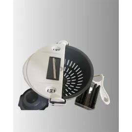 Süzgeçli Hazneye Sahip Çok Amaçlı Rende Ve Dilimleyici