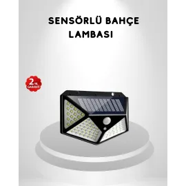 100 Led Güneş Enerjili Bahçe Lambası – Pir Sensörlü, Ip65 Su Geçirmez Dış Mekan Aydınlatma