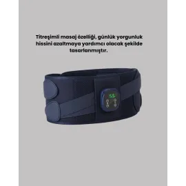 Titreşim Ve Isı Özellikli Masaj Kemeri Ayarlanabilir