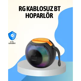 Rgb Led Işıklı Güçlü Baslı Kablosuz Hoparlör