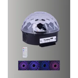 Çok Renkli Led Masaüstü Disko Topu Parti Aydınlatma Cihazı
