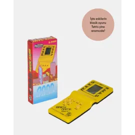Retro Tetris El Aterisi – Pil ile Çalışan Taşınabilir Mini Oyun Konsolu