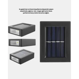 Güneş Enerjili Su Geçirmez Bahçe Apliği Uzun Ömürlü LED’li