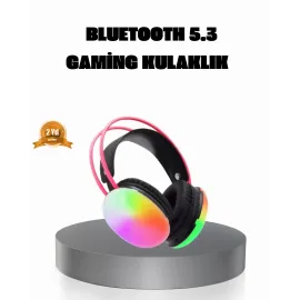 Ergonomik Rgb Bluetooth Kulaklık 3D Ses