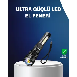 Outdoor Ve Acil Durum İçin Güçlü Led El Feneri
