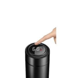 LED Sıcaklık Ölçerli 250 ml Yalıtımlı Termos Şişe