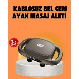 Şarjlı 6 Başlıklı Masaj Tabancası 2000 Mah Sessiz Güçlü Motor