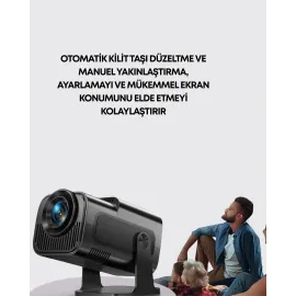 Hdmi, Usb Ve Kulaklık Girişli Çoklu Bağlantı Seçenekli Projektör