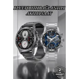 Suya Dayanıklı Dokunmatik Akıllı Saat Bluetooth 5.0, Sesli Asistan Ve Sağlık Takibi