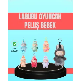 Yumuşak Kumaşlı 20 Cm Labubu Peluş – 3 Yaş Üzeri Uygun