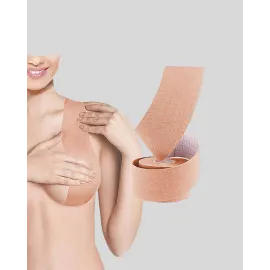 Askısız Görünmez Göğüs Bandı – Dekolteli Kıyafetler İçin Destekleyici Bant