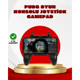 Pubg Mobile Uyumlu Joystick Ve Parmak Tetikli Oyun Gamepadi