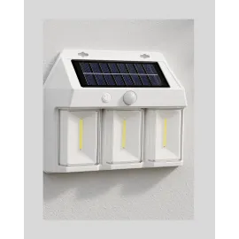 Güneş Enerjili 3 Modlu Duvar Apliği – Bahçe ve Garaj Aydınlatması