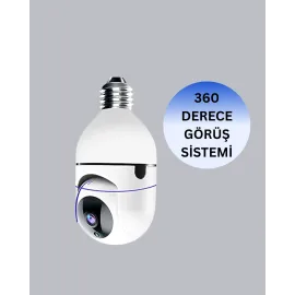 1080P Gece Görüşlü Ampul Güvenlik Kamerası – Kablolu ve Kablosuz Seçenekli