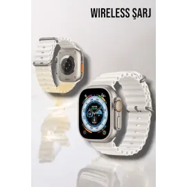 Bluetooth Bağlantılı 49Mm Dokunmatik Akıllı Saat Sağlık Ve Spor Takip Özellikli