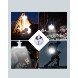 IPX4 Suya Dayanıklı, Katlanabilir LED Kamp Lambası ve Acil Durum Işığı